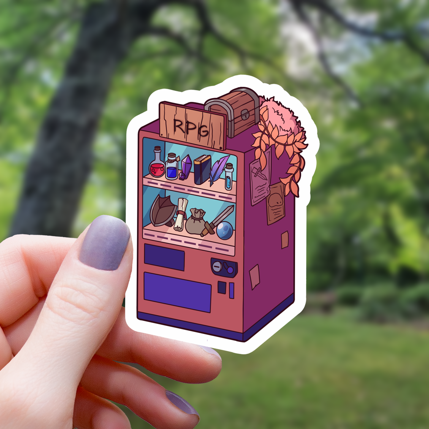 RPG Vending Machine Sticker