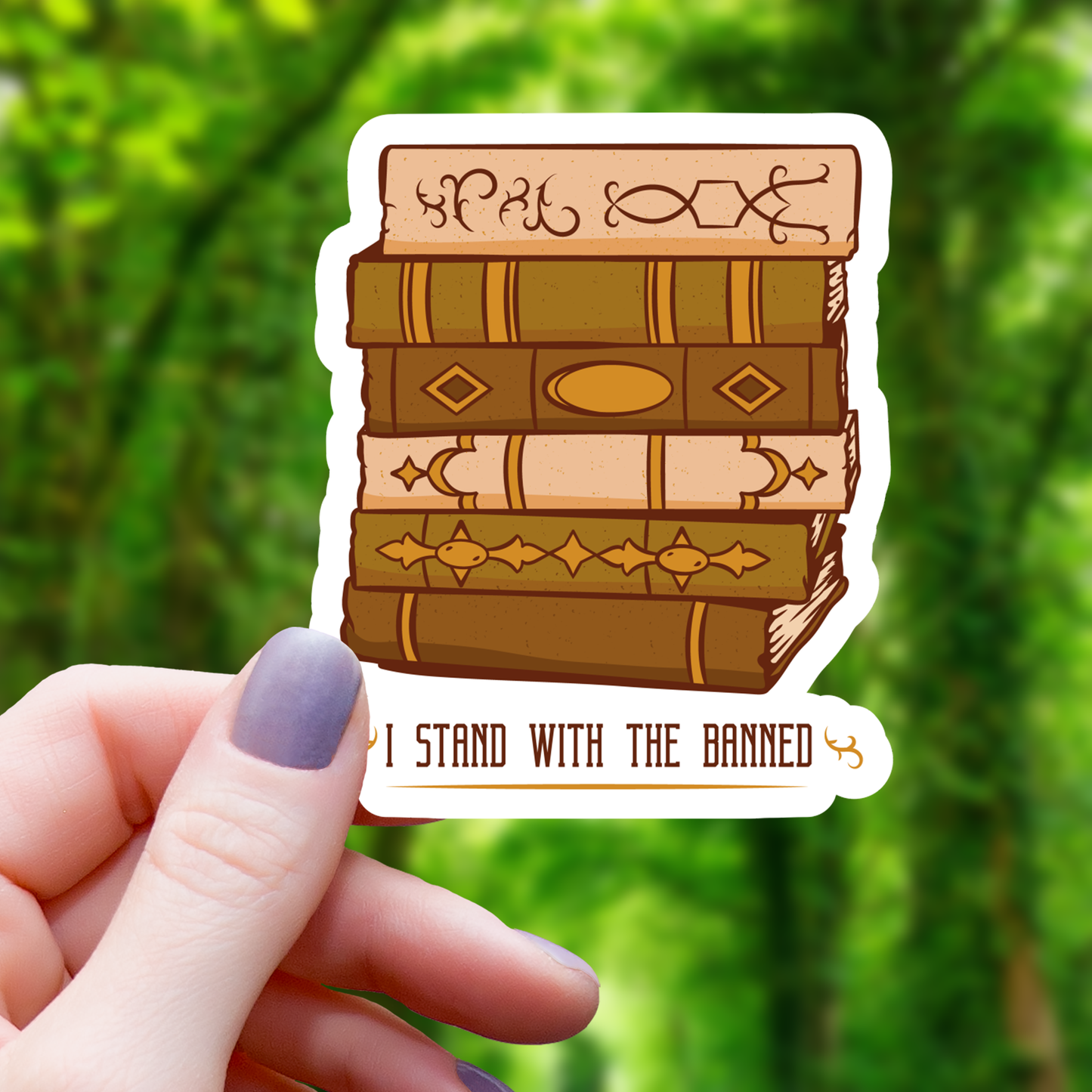 Stand With The Banned Sticker