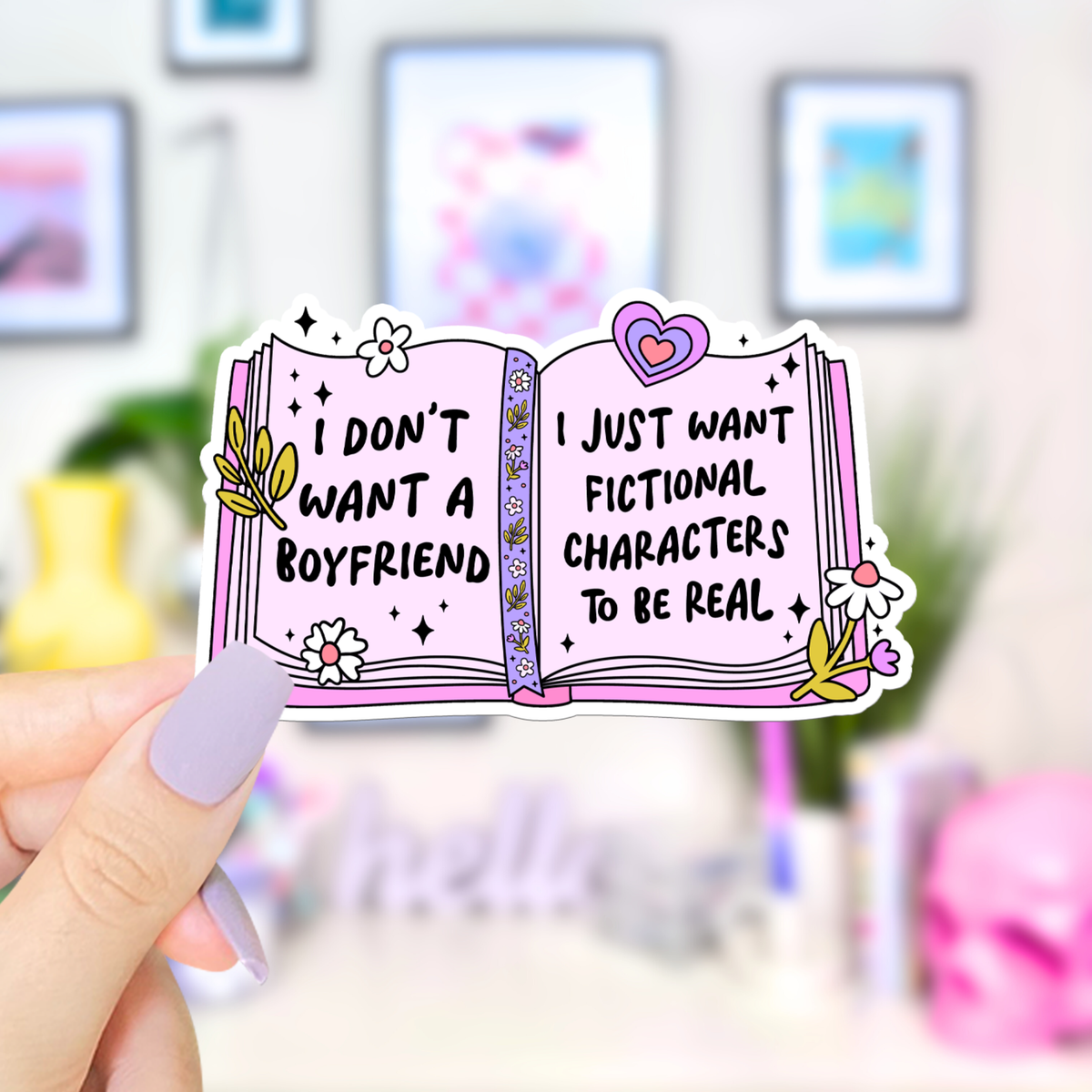 Fictional Characters Vinyl Sticker