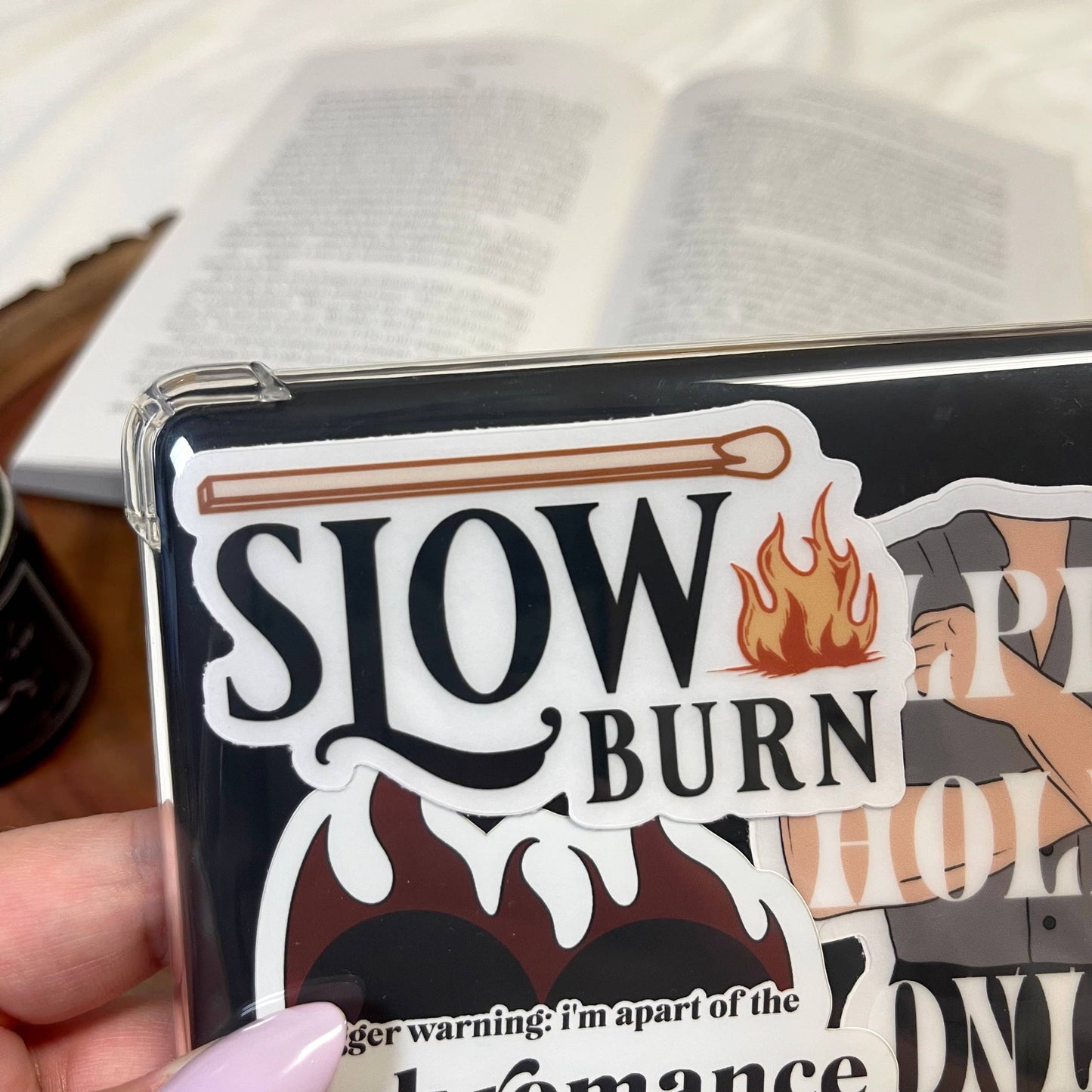 Slow Burn Vinyl Sticker