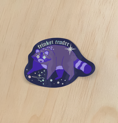 Trinket Trader Holographic Sticker