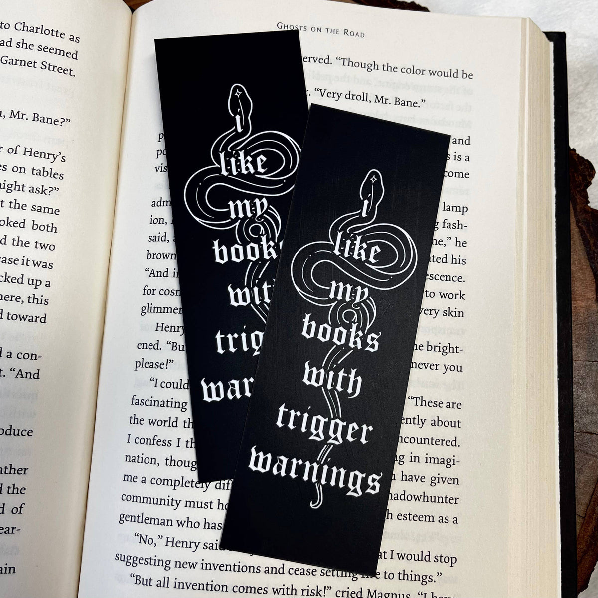 I Like my Books w/ Trigger Warnings Bookmark