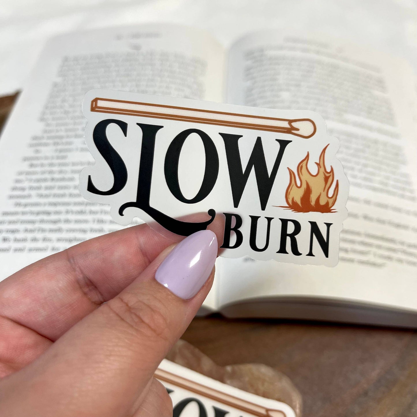 Slow Burn Vinyl Sticker
